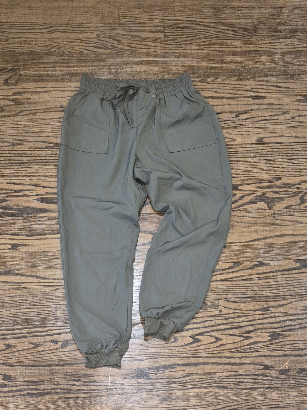 Ci Sono Olive Green Drawstring Jogger Pants Women's Size L